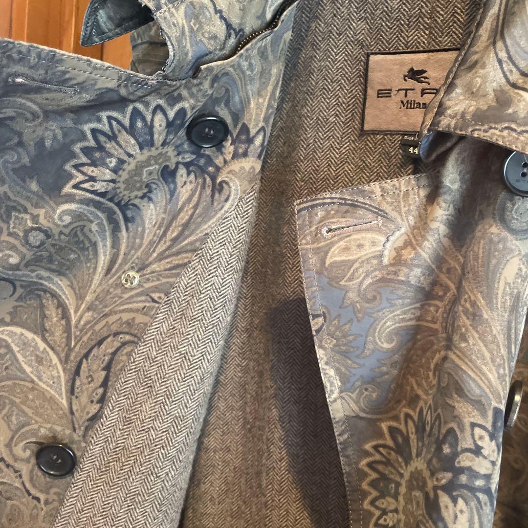 エトロ　トレンチコート　44