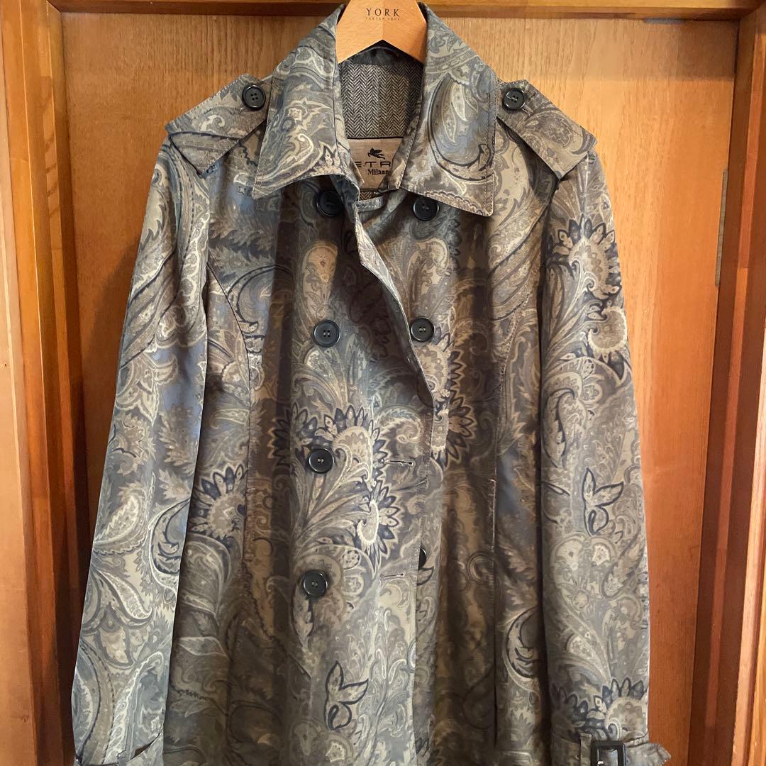 エトロ　トレンチコート　44