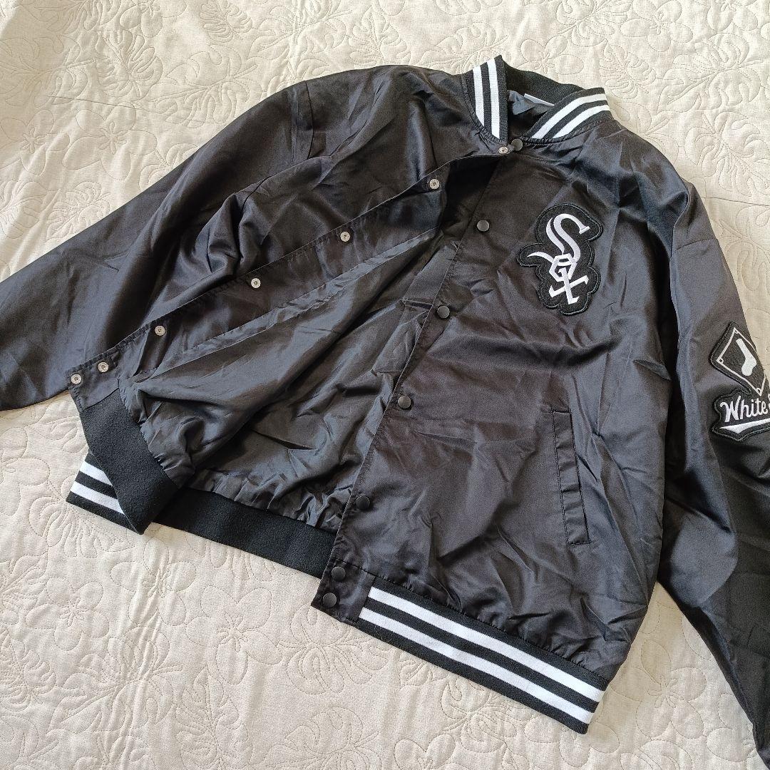 MLB シカゴホワイトソックス 刺繍 スタジャン　村上 2XL相当　ブラック
