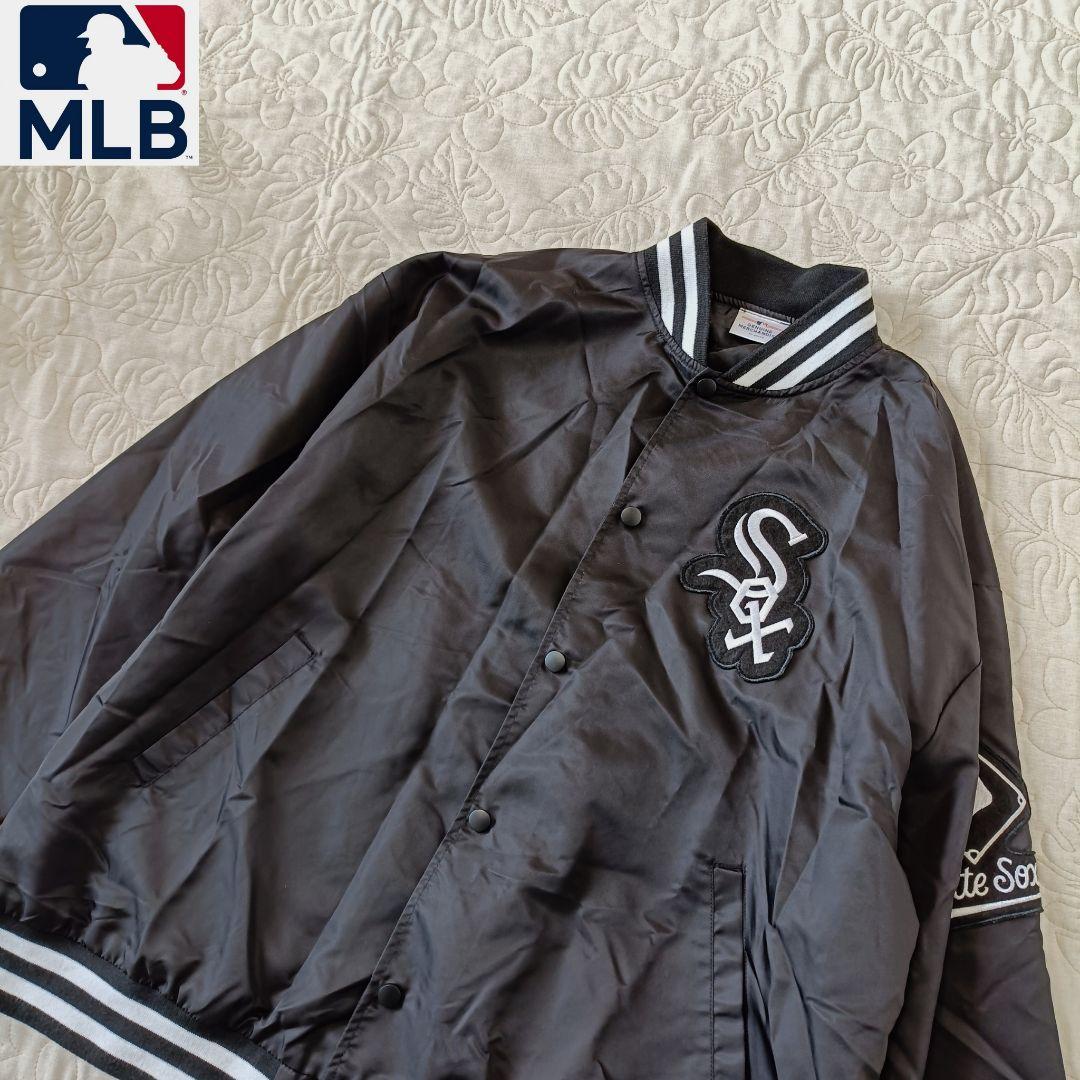 MLB シカゴホワイトソックス 刺繍 スタジャン　村上 2XL相当　ブラック