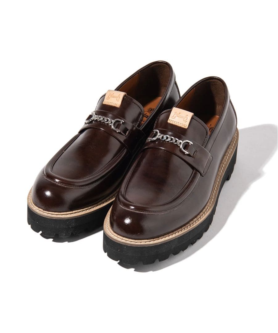 glamb タンクソールビットローファー ブラウン 箱無し ビットローファー