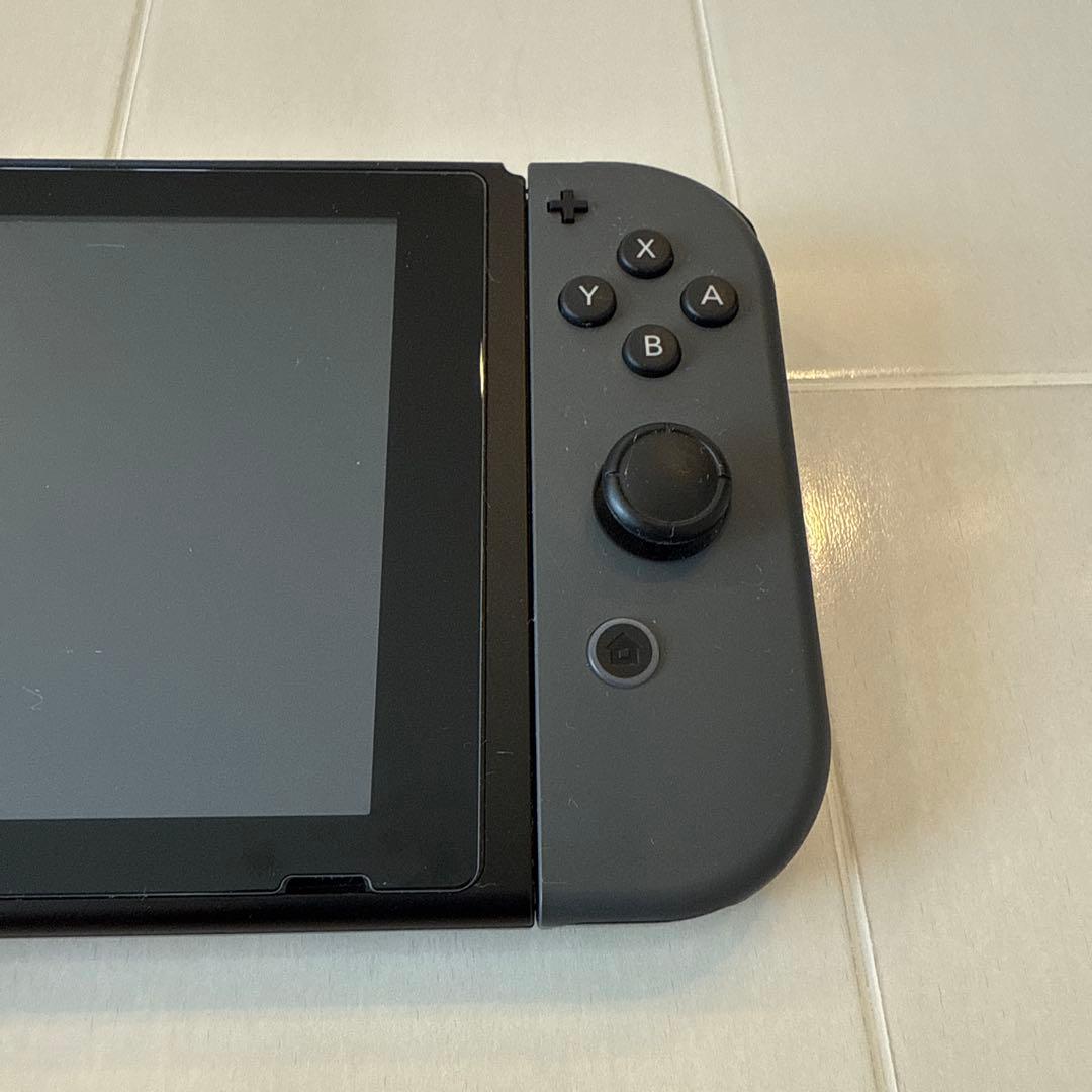 稼働100時間未満Nintendo Switch 本体 グレー おまけ付き
