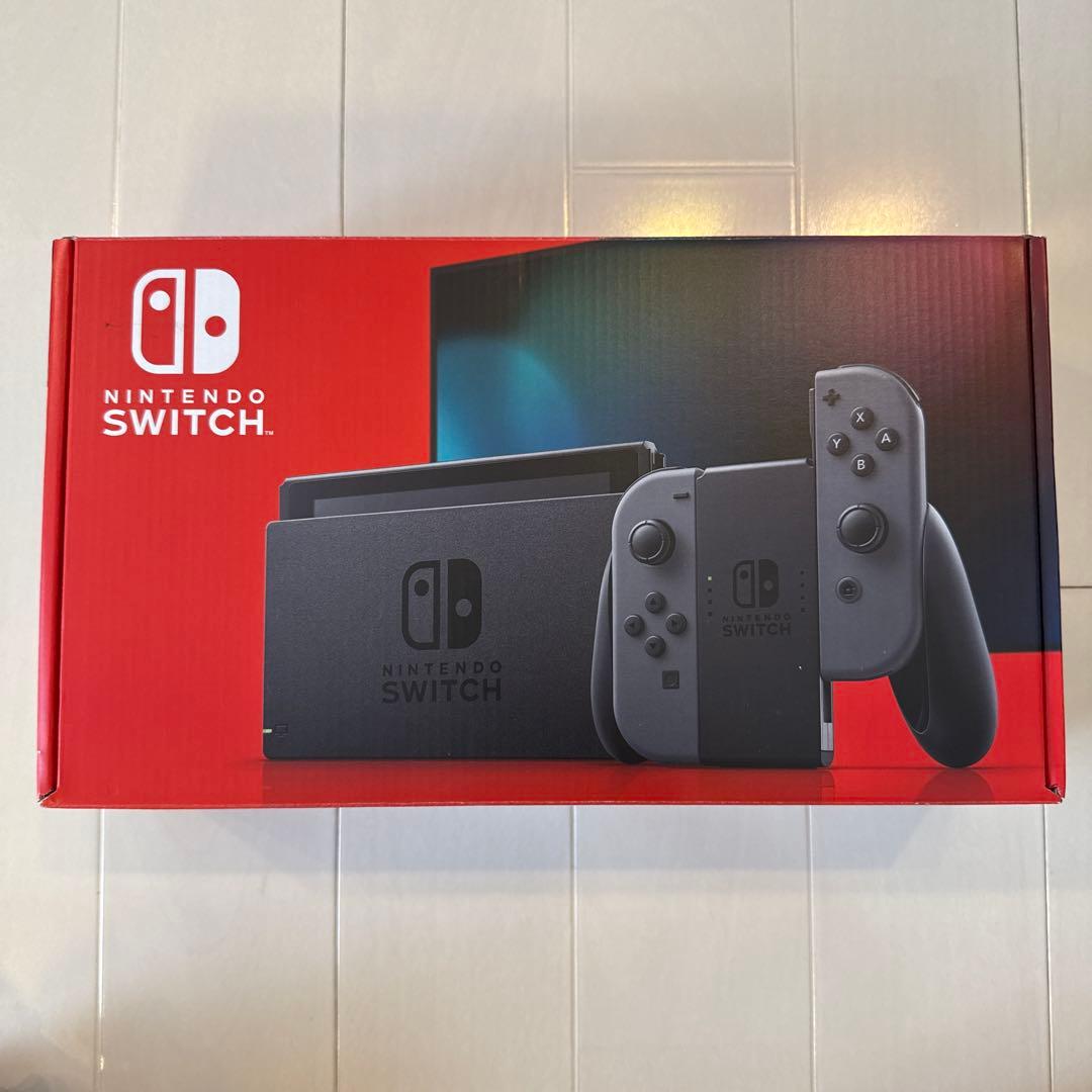 稼働100時間未満Nintendo Switch 本体 グレー おまけ付き