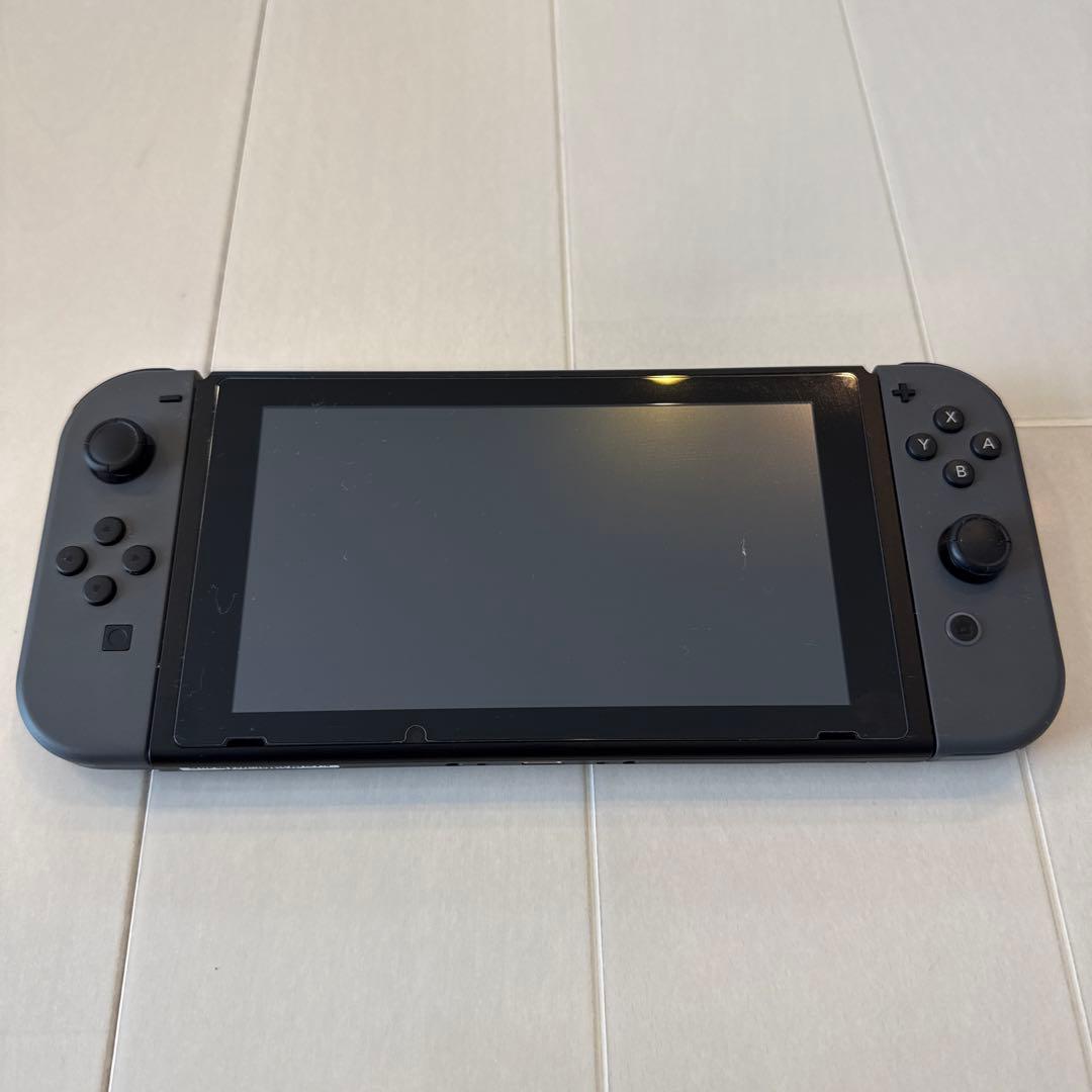 稼働100時間未満Nintendo Switch 本体 グレー おまけ付き