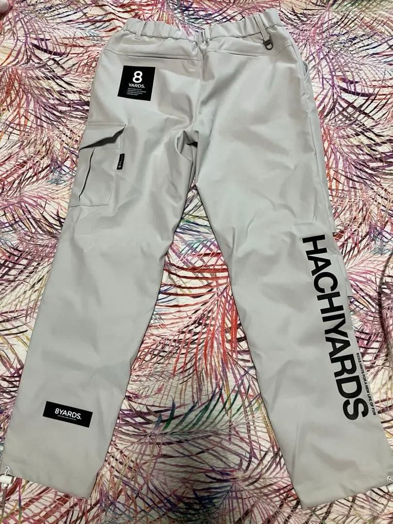 【未使用】8YARDS パラシュートカーゴパンツ ホワイトスモーク秋冬仕様