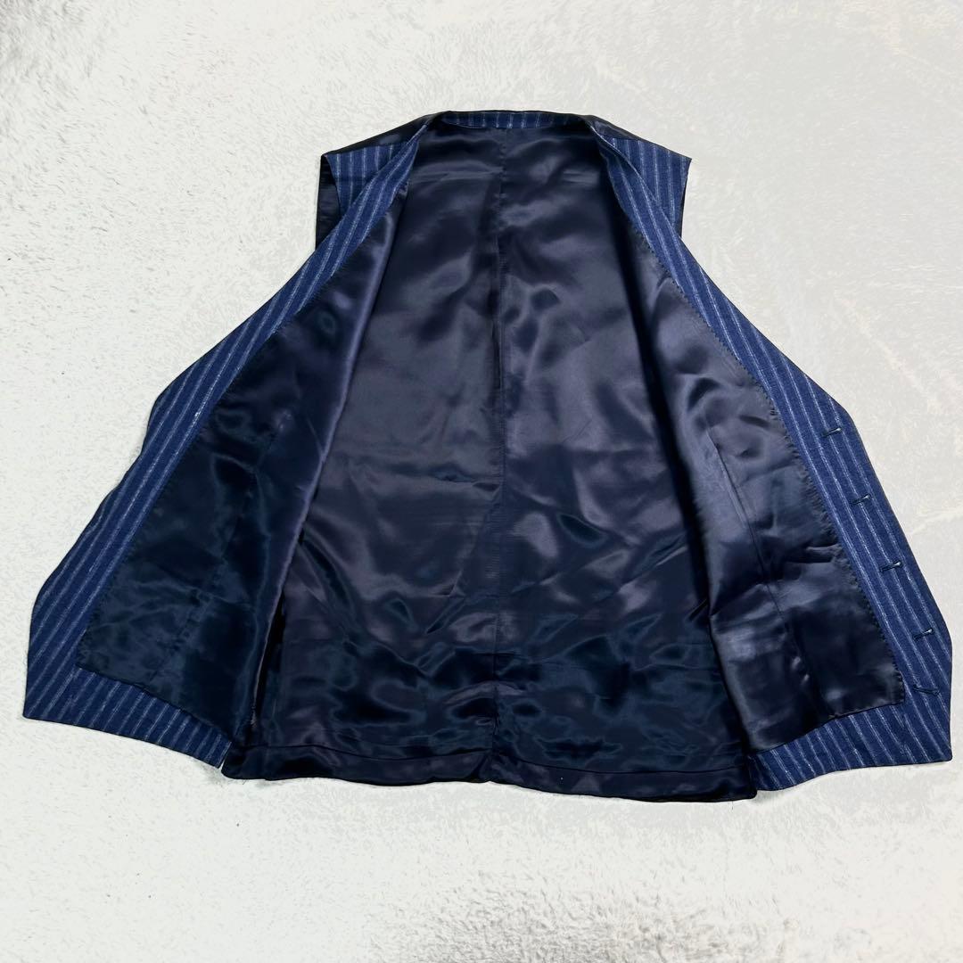 TOMORROWLAND オーダーメイドZegna スーツ　3ピース　ストライプ