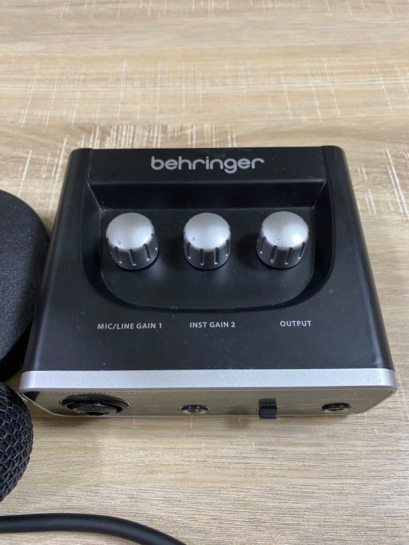 behringer U-PHORIA UM2 XM8500 録音セット一式