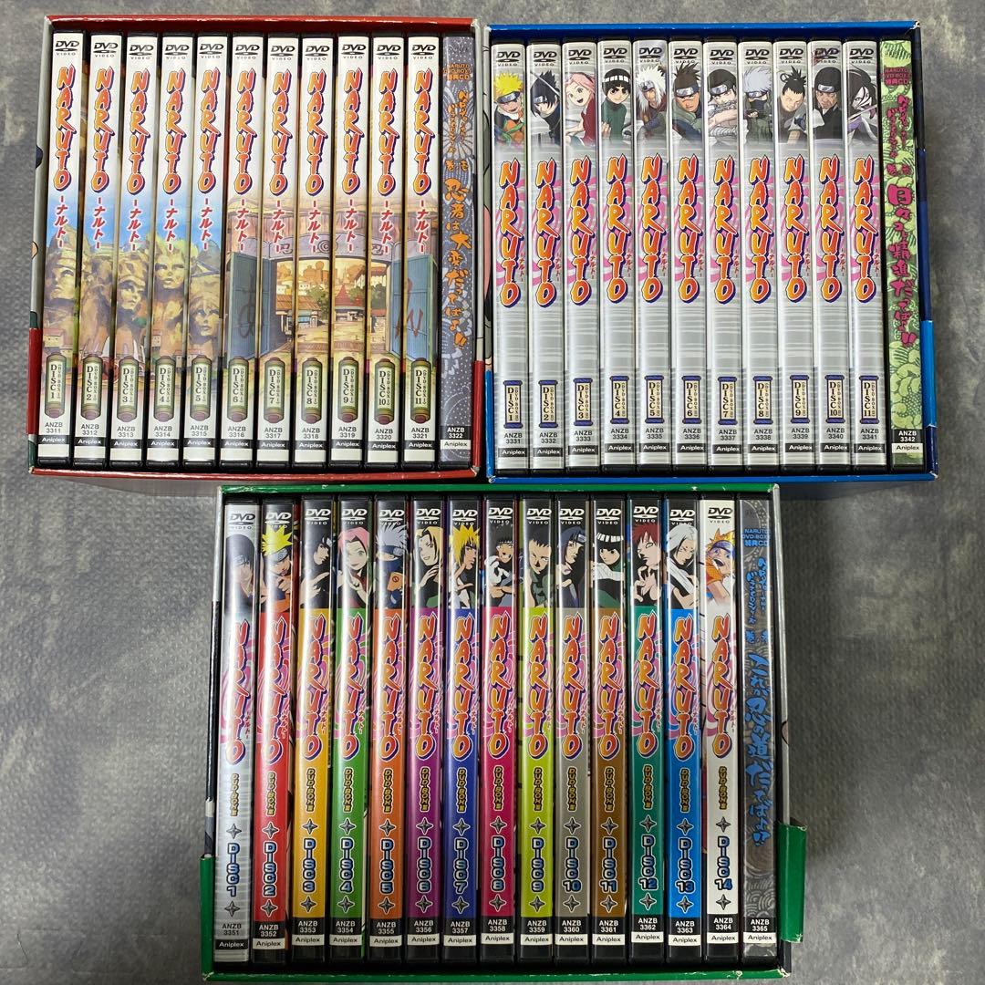 NARUTO ナルト DVD BOX Ⅰ〜Ⅲ 完全生産限定版 セット