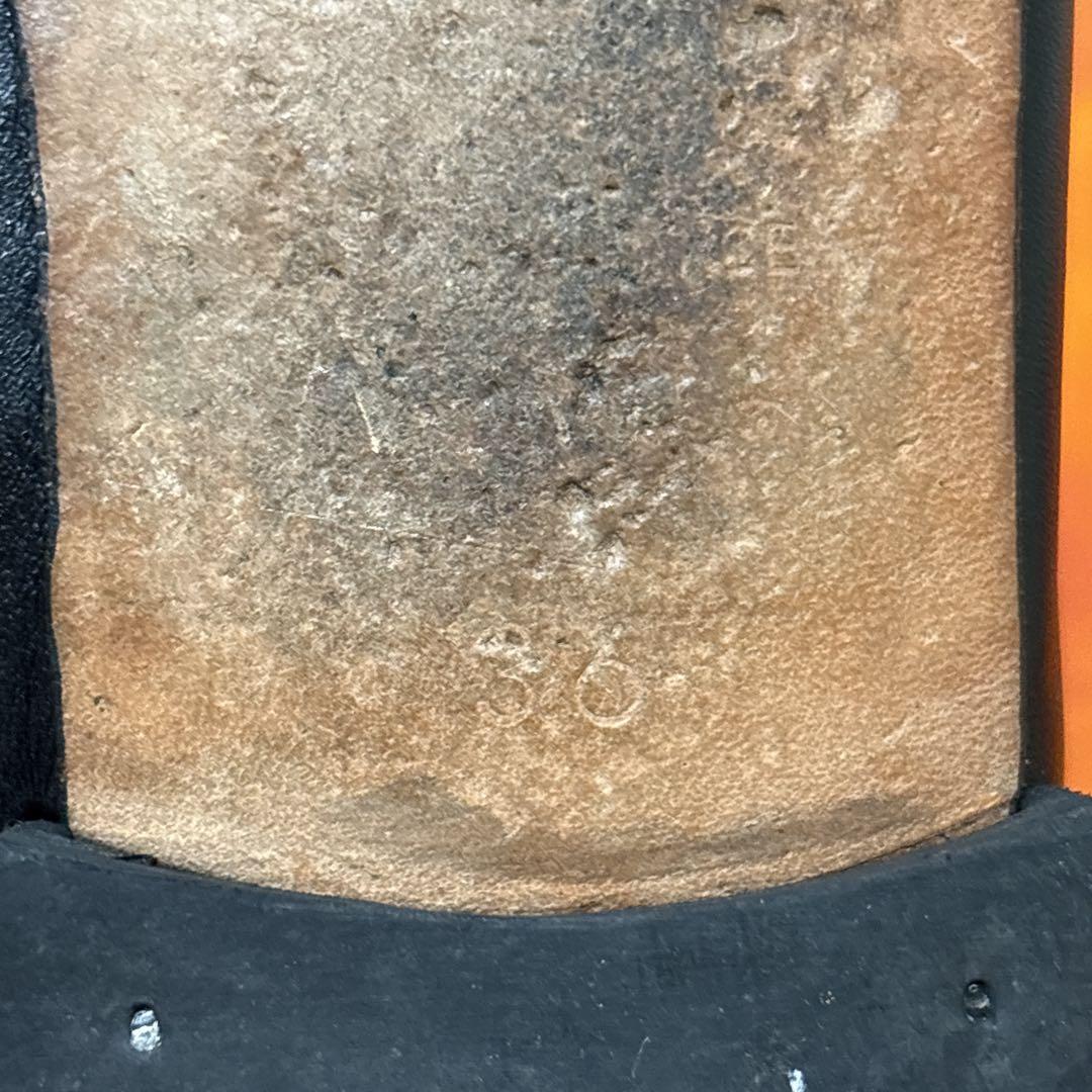 レペット フラットシューズ 黒 ブラック 本革 レザー 36 23cm