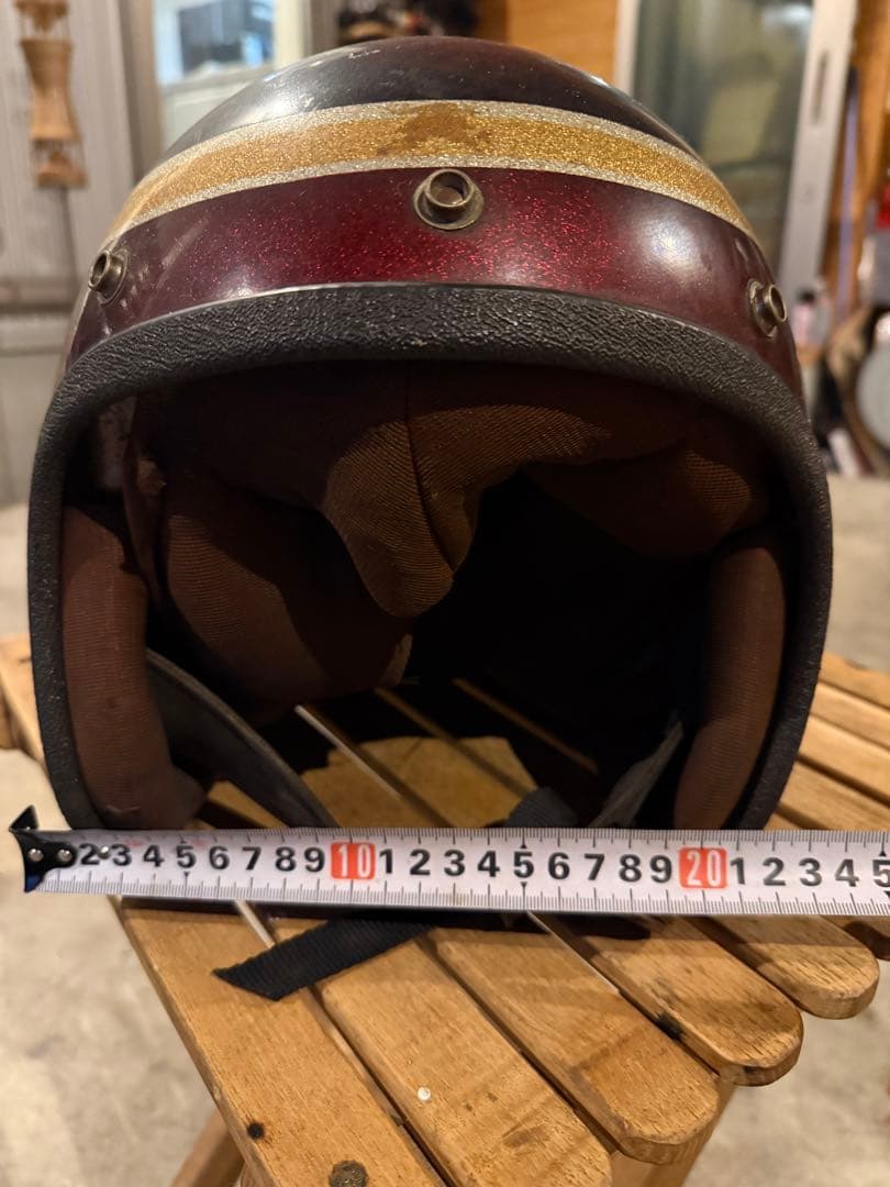 【年末年始セール】ヴィンテージ ラメヘルメット ハーレー　ショベル