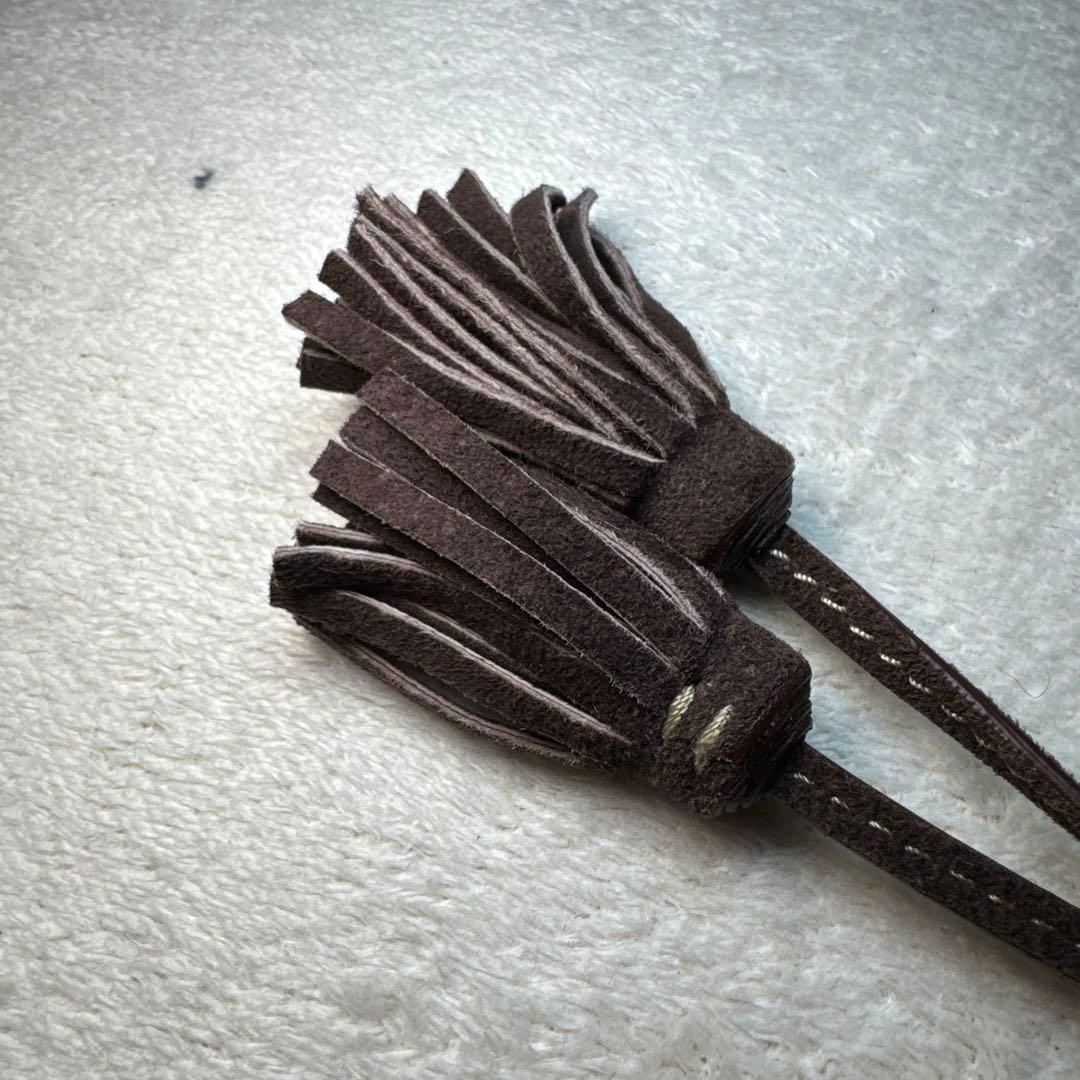 89 美品　アカーテ　ACATE ブラウン　スエード　ハンドバッグ　メンズ