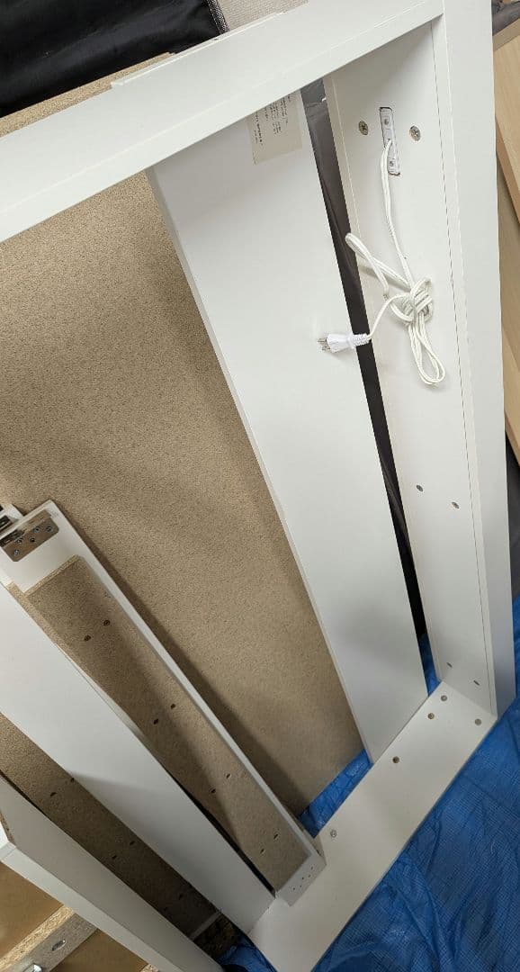 【直接引き渡し限定】ダブルベッドフレーム　マットレス