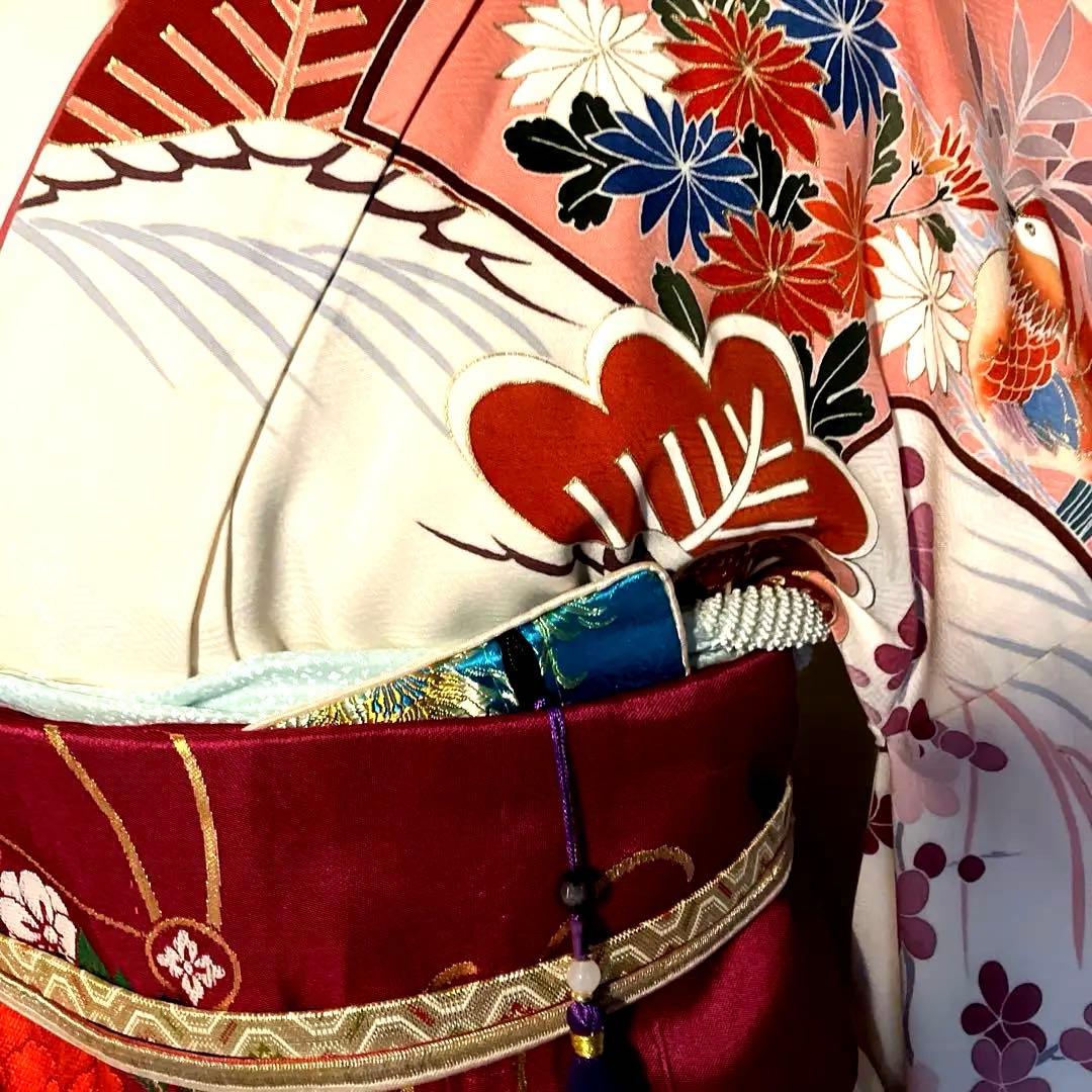 あみさん専用フォロー割有りカジュアルさが嬉しい、正絹袷訪問着、単品　訪問着NO1