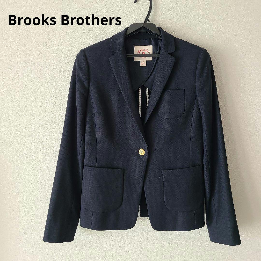Brooks Brothers 紺ブレザー 金ボタン ジャケットウール M