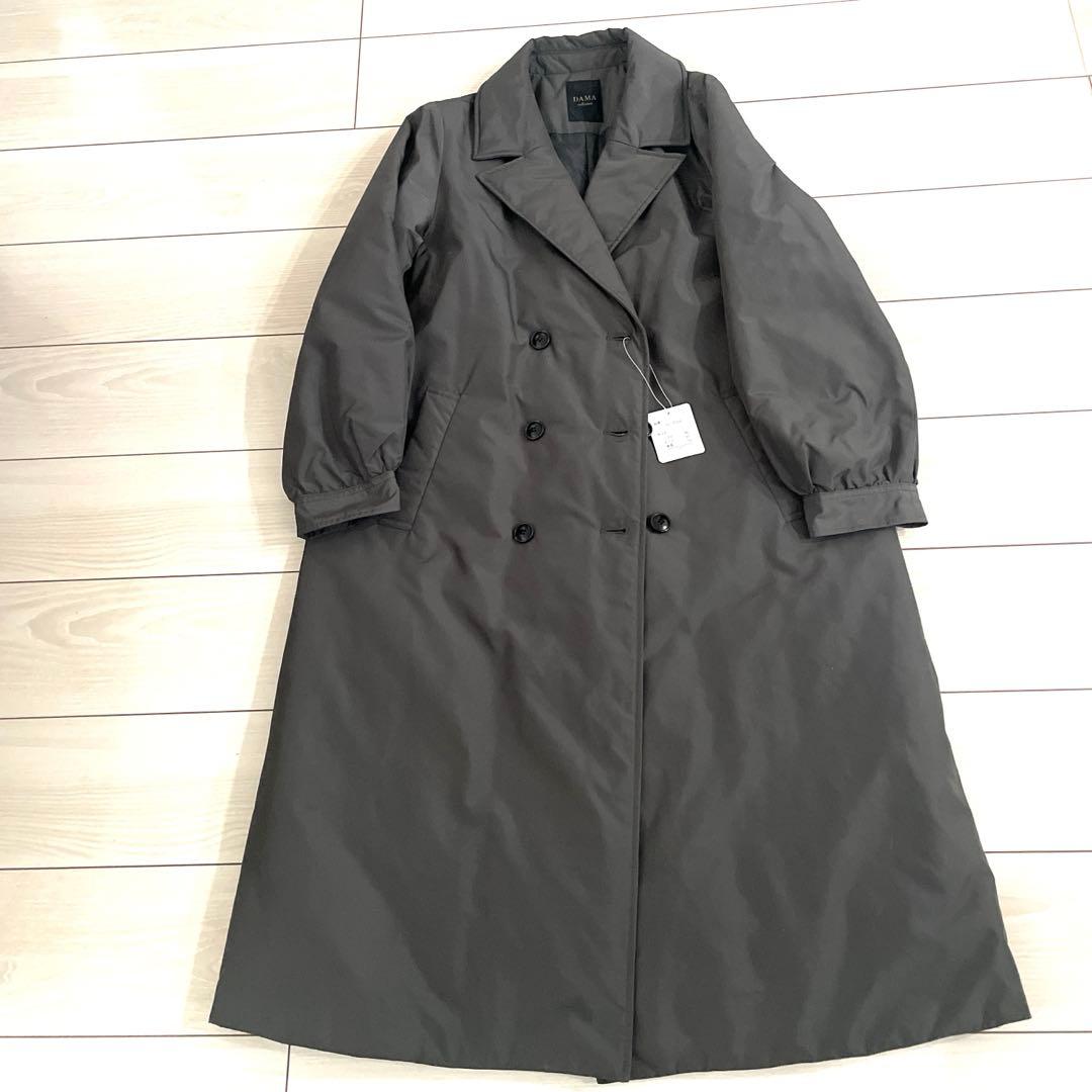 dinos ディノス　ダーマコレクション　テーラードカラーロングコート