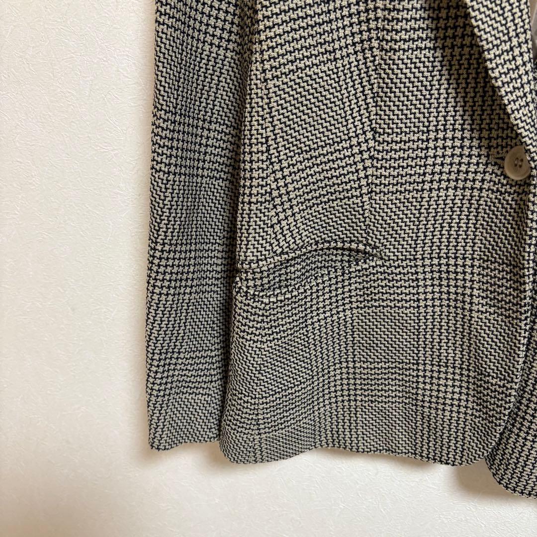 マックスマーラ ウール混 テーラードジャケット 42 白タグ