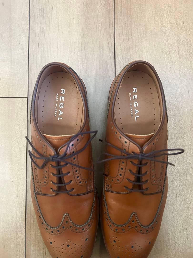 【極美品】REGAL リーガル ウイングチップ メダリオン 26cm