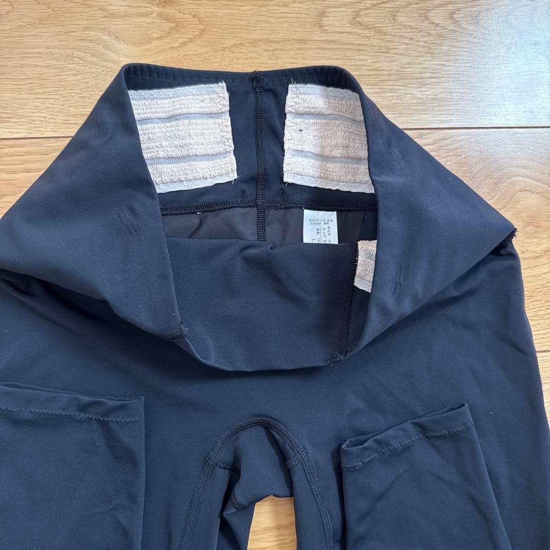 黒 ハイウエスト ヨガパンツ