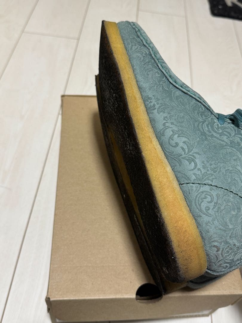 END.×Clarks OxfordFlowers WallabeeBoot