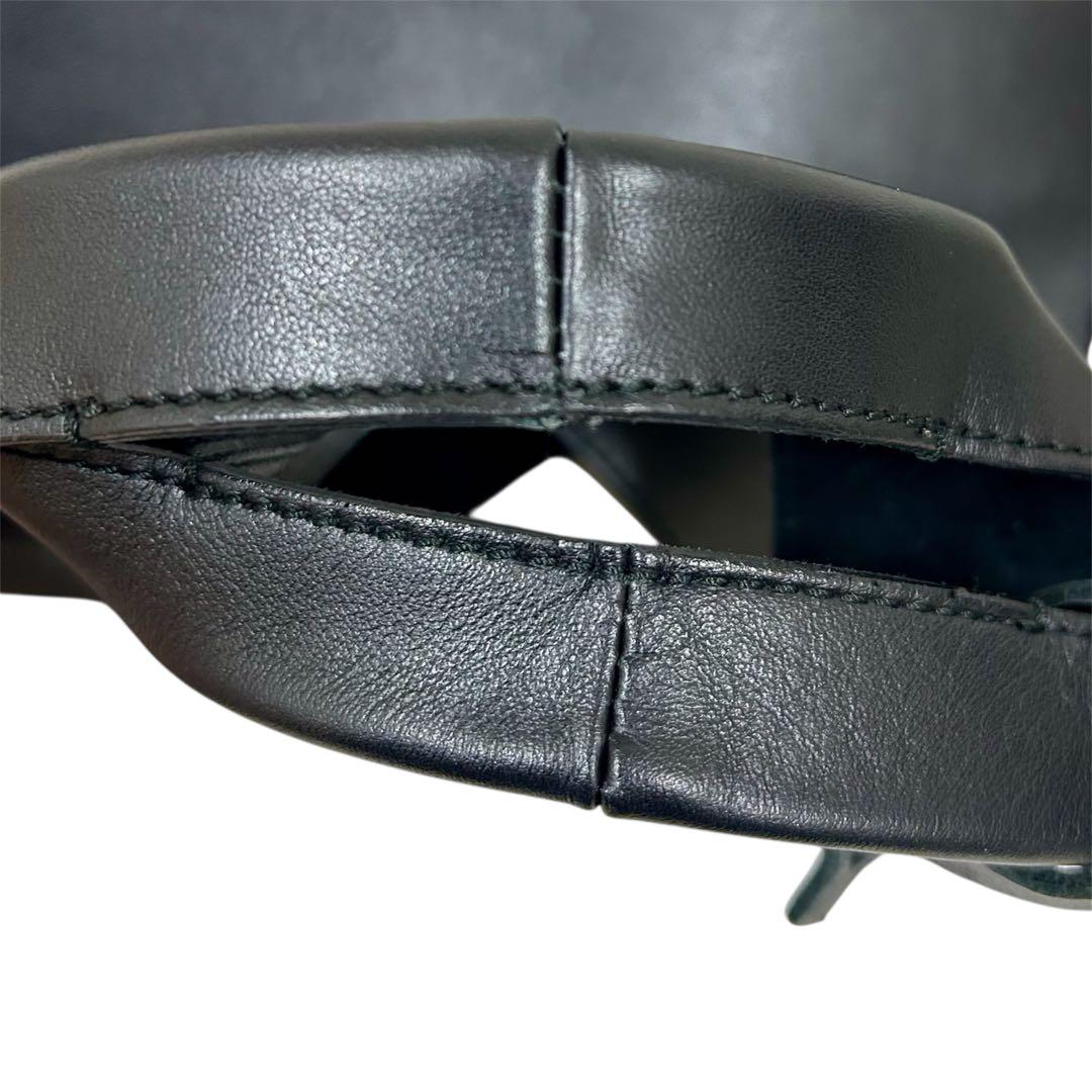 【美品】MARCO MASI マルコマージ イタリア製 本革×キャンバス トート