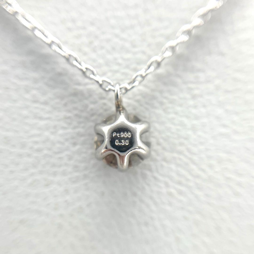 プラチナ900 シルバー925 天然ブラウンダイヤモンド　ネックレス