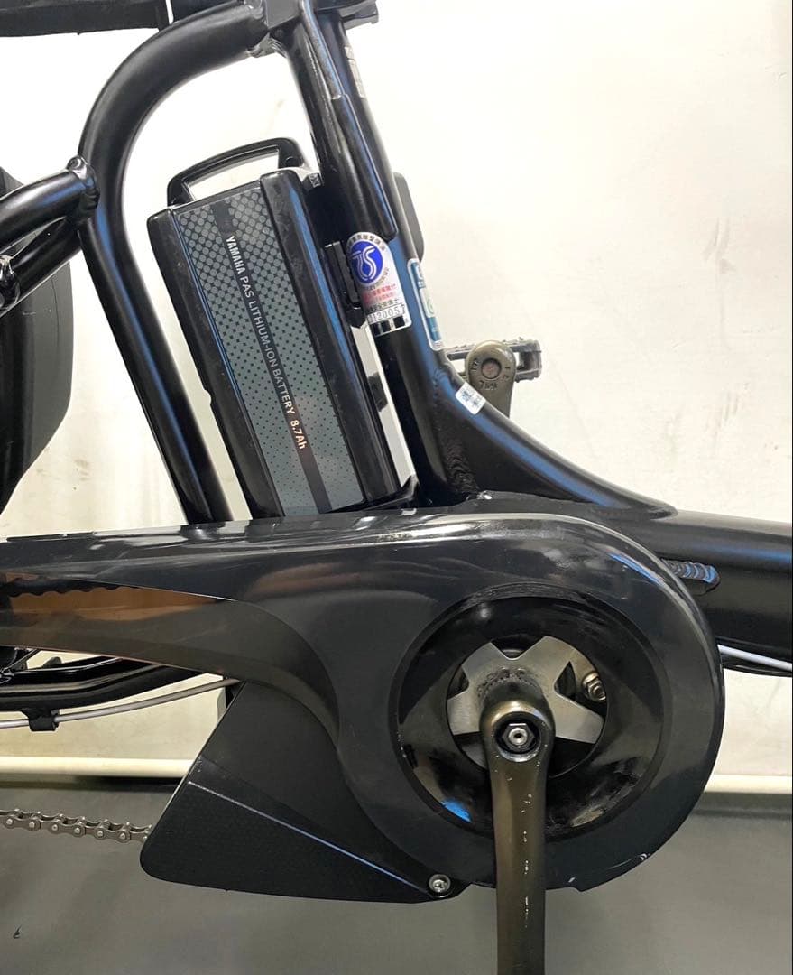 1年保証 送料無料　ヤマハ　パスキッス　20インチ 黒色　電動アシスト自転車