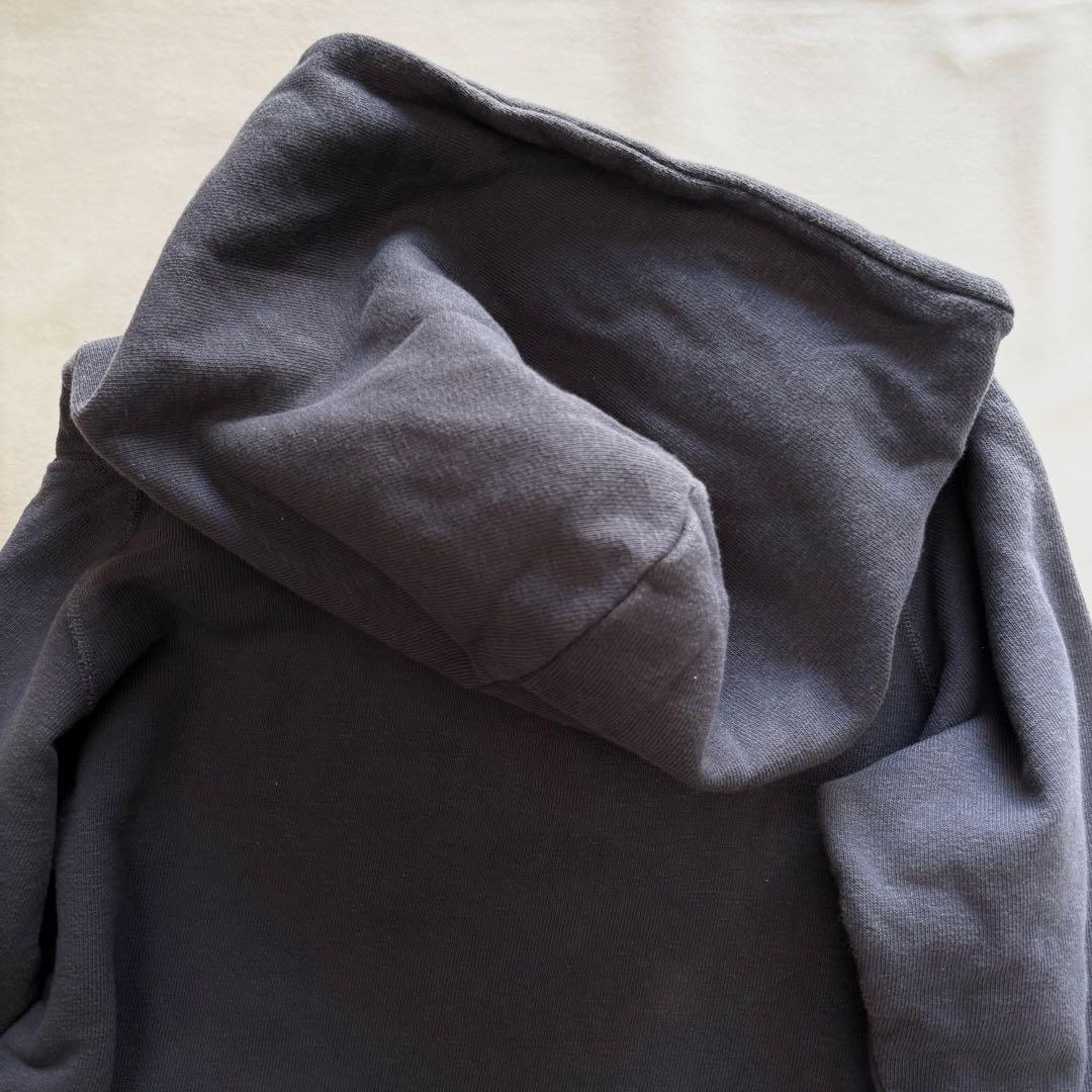 美品☆キャピタルSURF フード付き　肉厚パーカー チャコールグレー　0サイズ