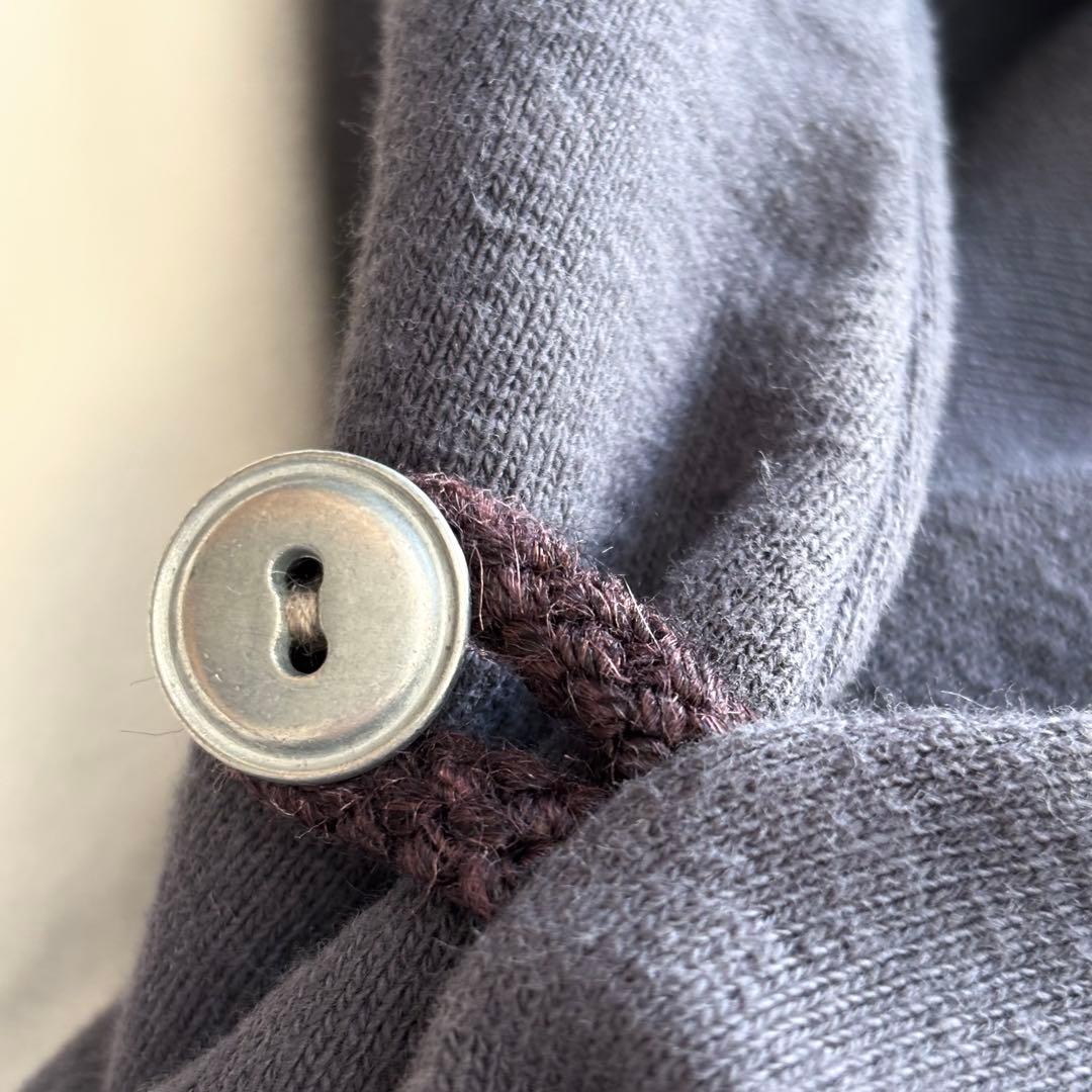 美品☆キャピタルSURF フード付き　肉厚パーカー チャコールグレー　0サイズ