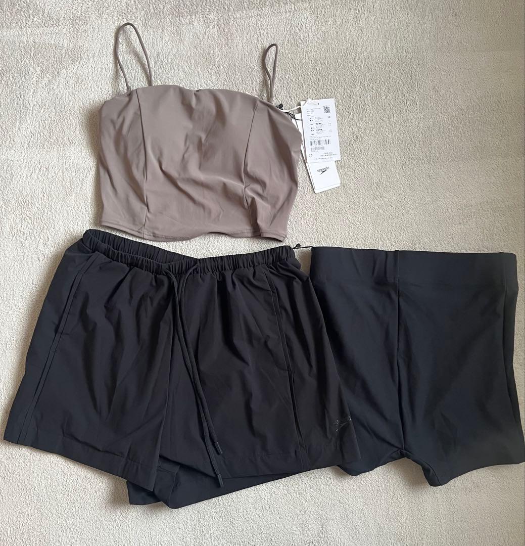 アダムエロペ スピードコラボ セパレート水着セット チャコール