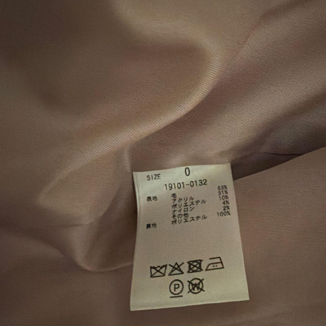 CLANE MINAMI TANAKA オーバーツイードコート ピンク 0