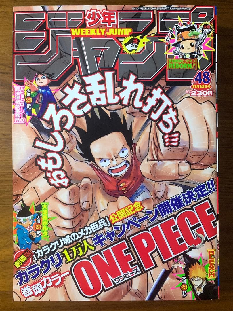 週刊少年ジャンプ 2005年 48号 ワンピース 表紙