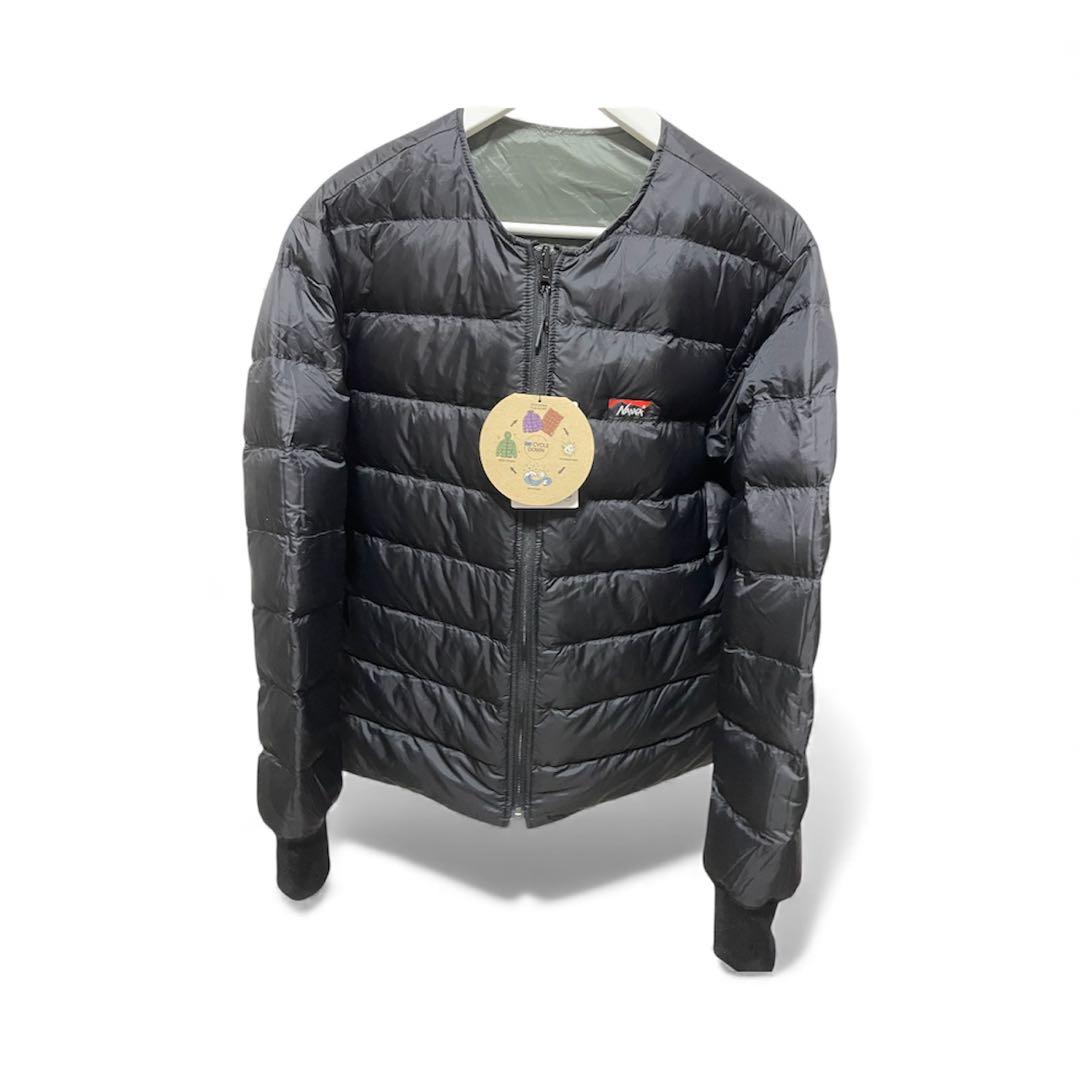 NANGA ナンガ 別注 リバーシブルダウンジャケット　カーキ/ブラック