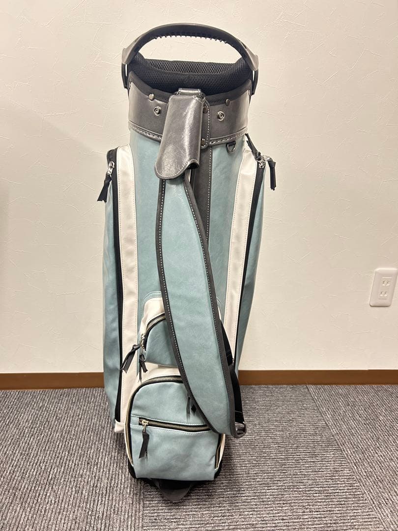 MANIUNOゴルフキャディバッグ 水色