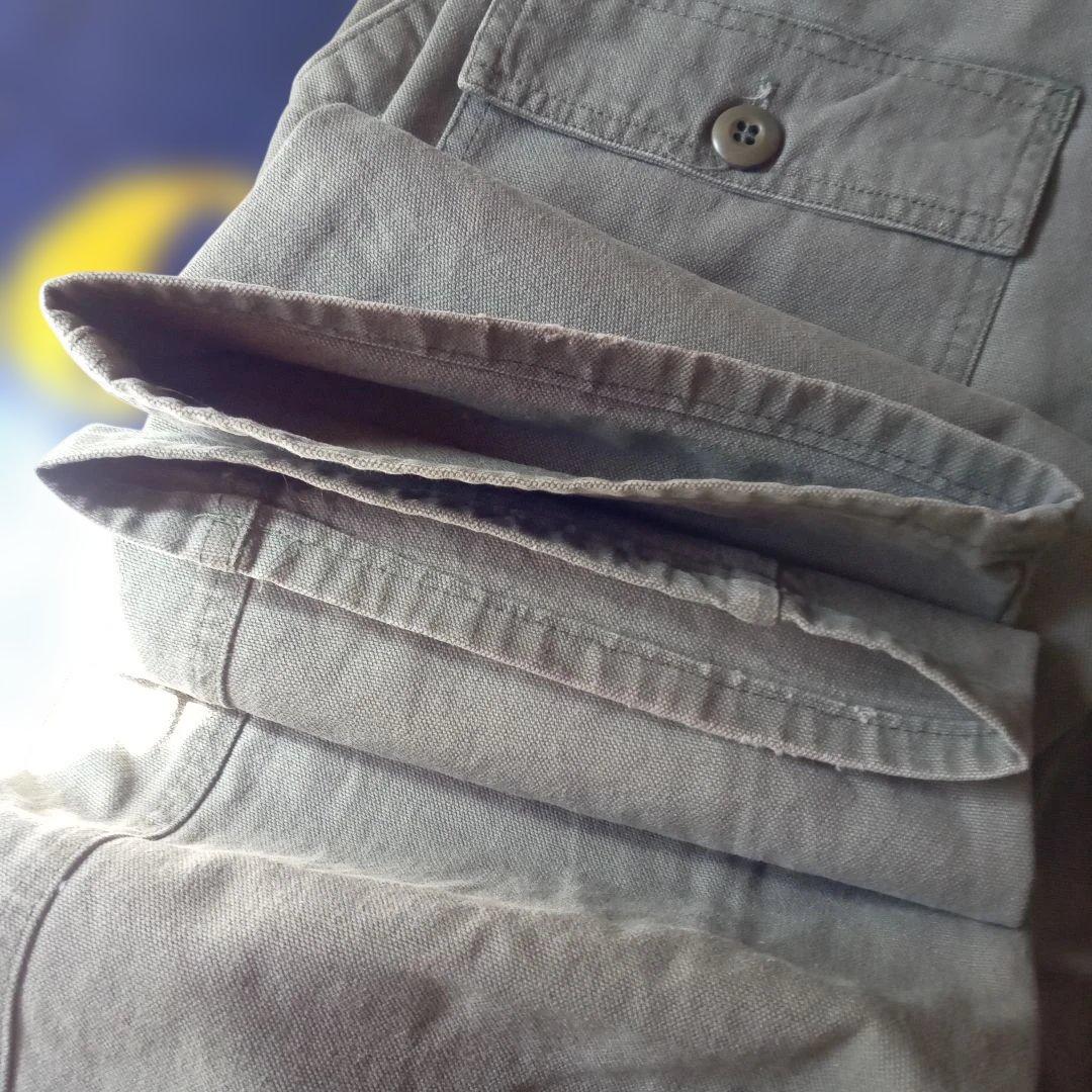 GUNG HO ガンホーベイカーパンツ　オリーブ　90sボタンフライUSA