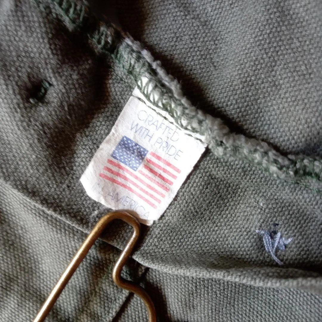 GUNG HO ガンホーベイカーパンツ　オリーブ　90sボタンフライUSA