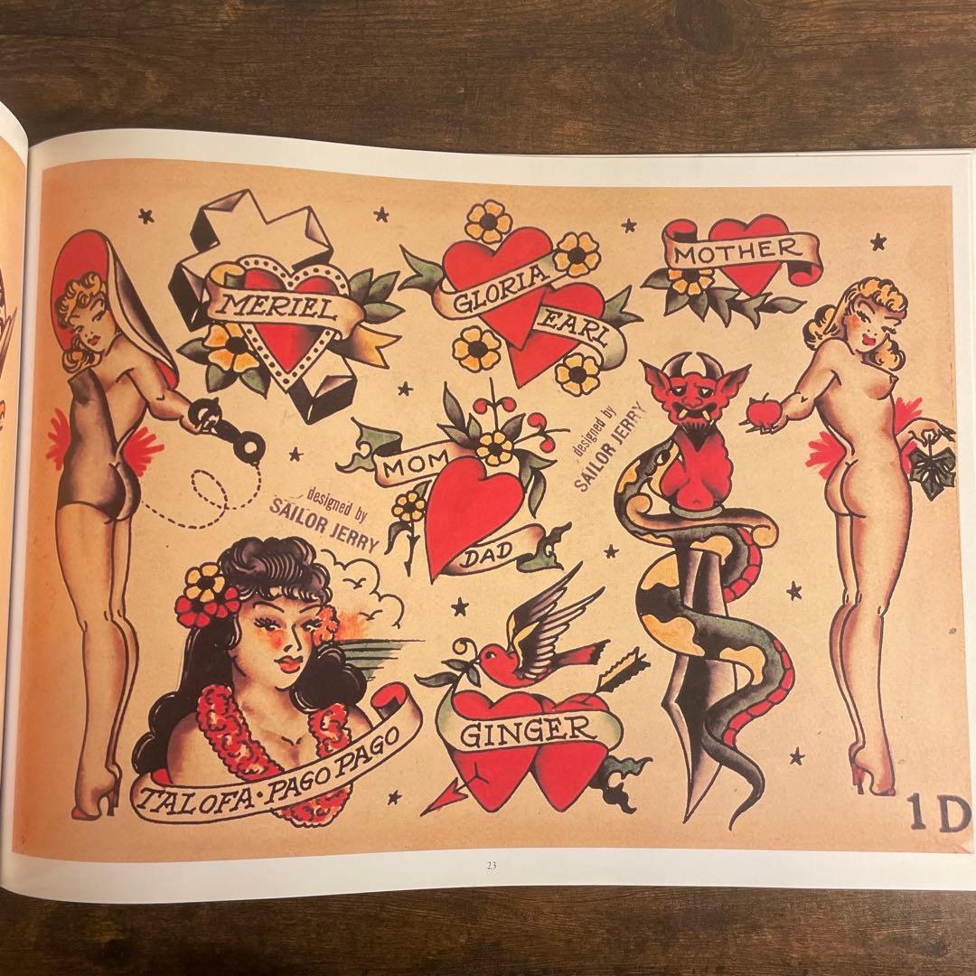洋書 Sailor Jerry Tattoo Flash Volume 1