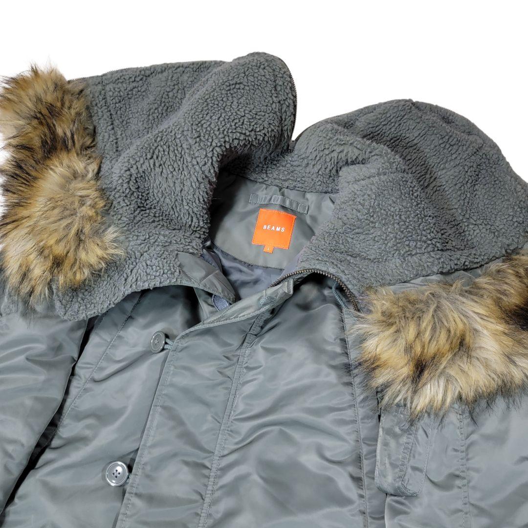 極美品 ビームス BEAMS プリマロフト N-2B フライトジャケット L