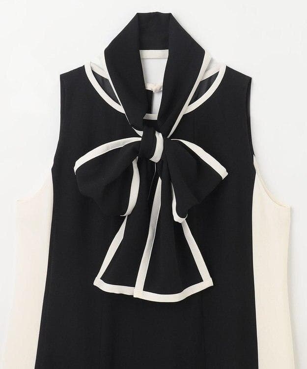 GRACE CONTINENTAL49,500円24SSバイカラーフレームドレス