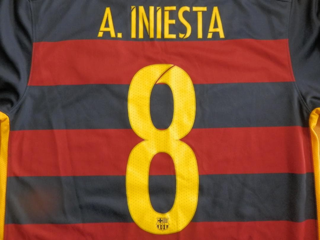 【NEW】【イニエスタ】【未使用品】バルセロナ(2015/16)