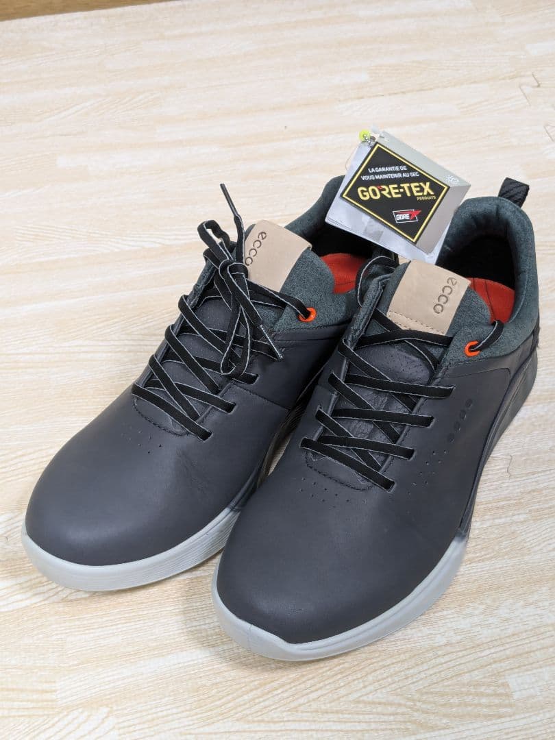 ECCO S-THREE GORE-TEXシューズ 25.5cm ダークグレー