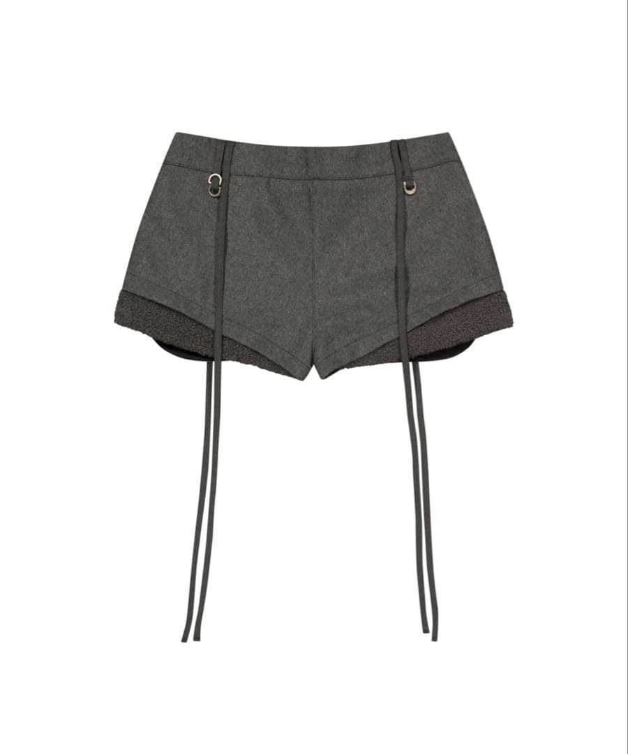 OJOS オホス Micro Wool Shorts / Greyシズニルック