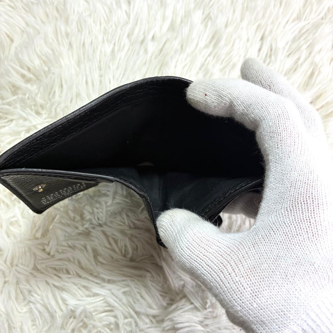 美品✨ マルジェラ 4ステッチ 二つ折り財布 バイフォールド ポッパーウォレット