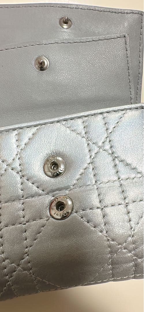 危*知様 DIOR ❤️キルティング　三つ折り財布
