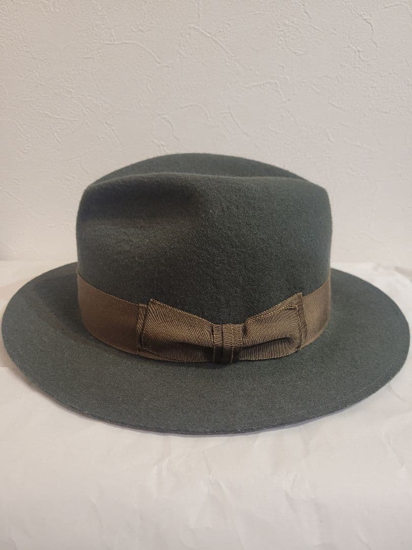 THE H.W.DOG &Co. FRONT6 ウールハット グレー サイズ38