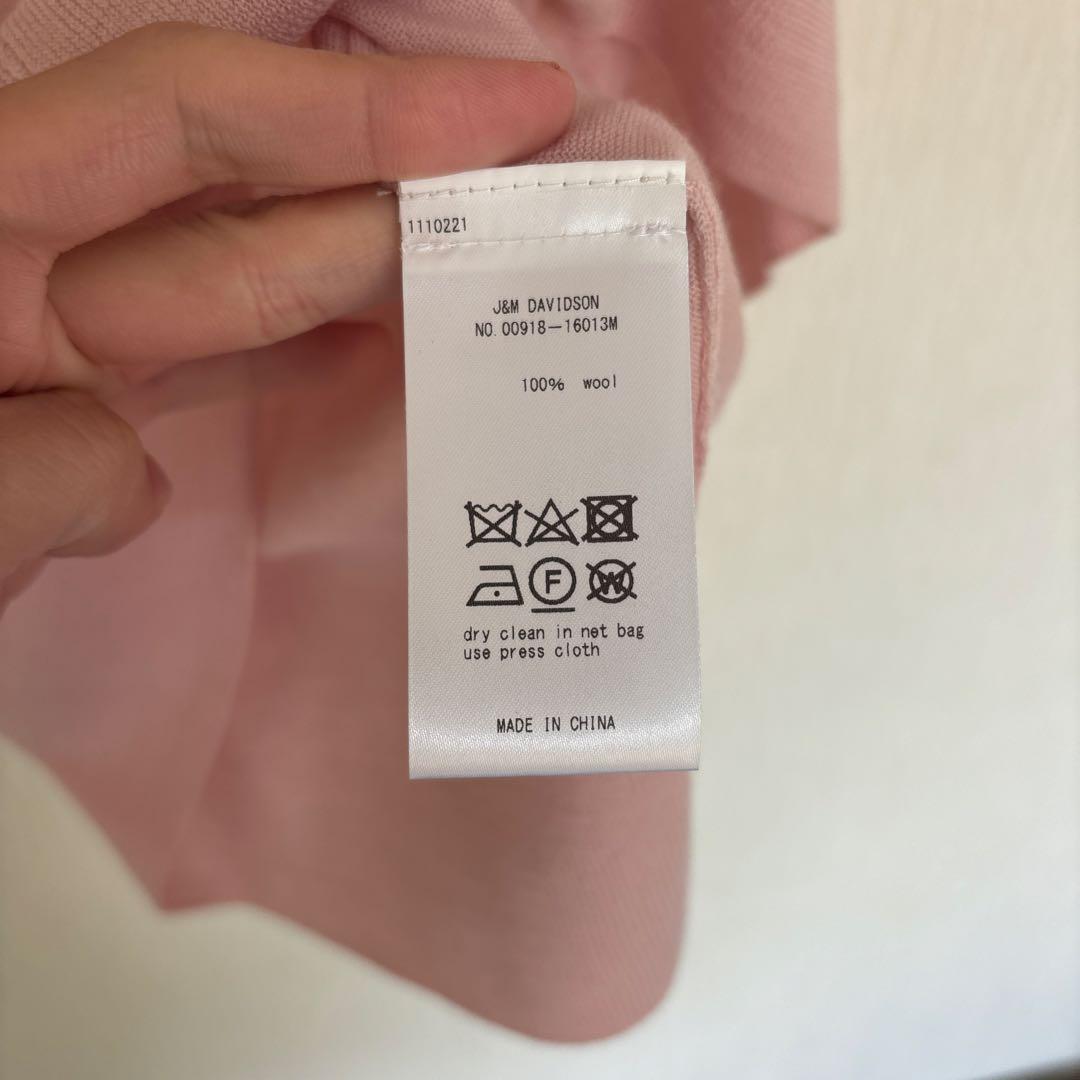 【美品】J&M Davidsonピンク ポロシャツ 半袖　レディース