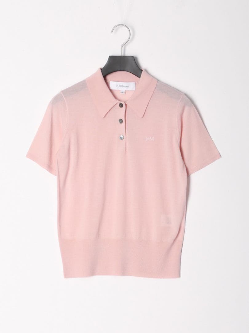 【美品】J&M Davidsonピンク ポロシャツ 半袖　レディース