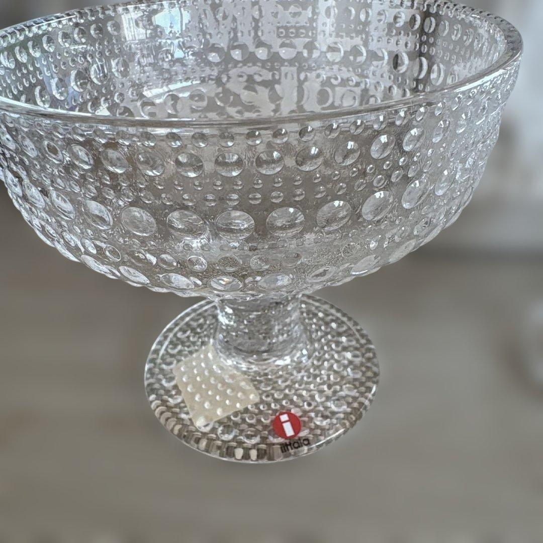 (新品) イッタラ　カステヘルミ　スタンドボウル　クリア　２個セット