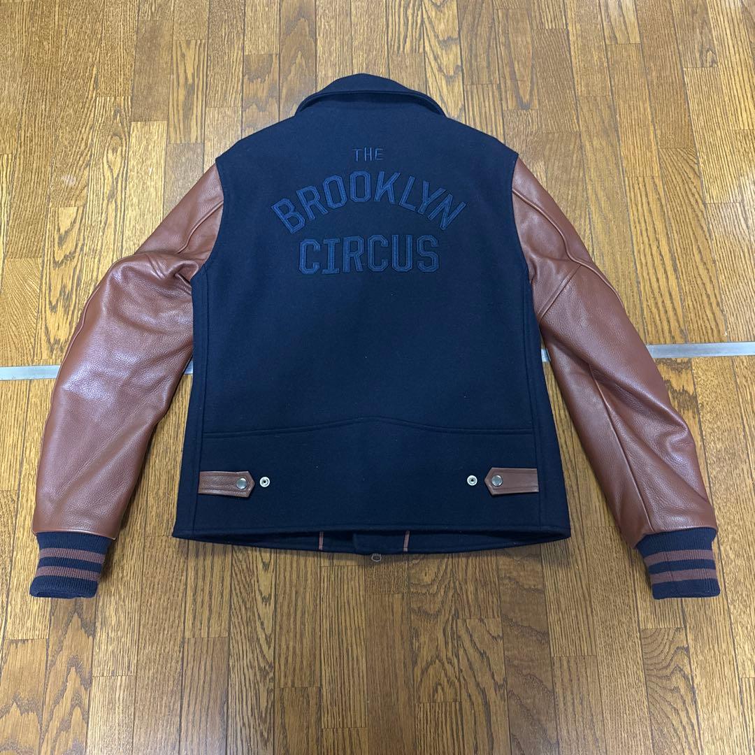 THE BROOKLYN CIRCUS スタジャン ネイビー/ブラウン