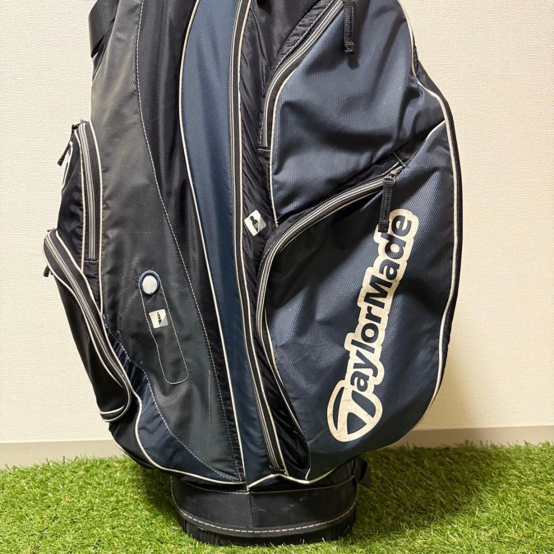 レア！ Taylormade キャディバッグ 14分割 軽量 多機能 ネイビー