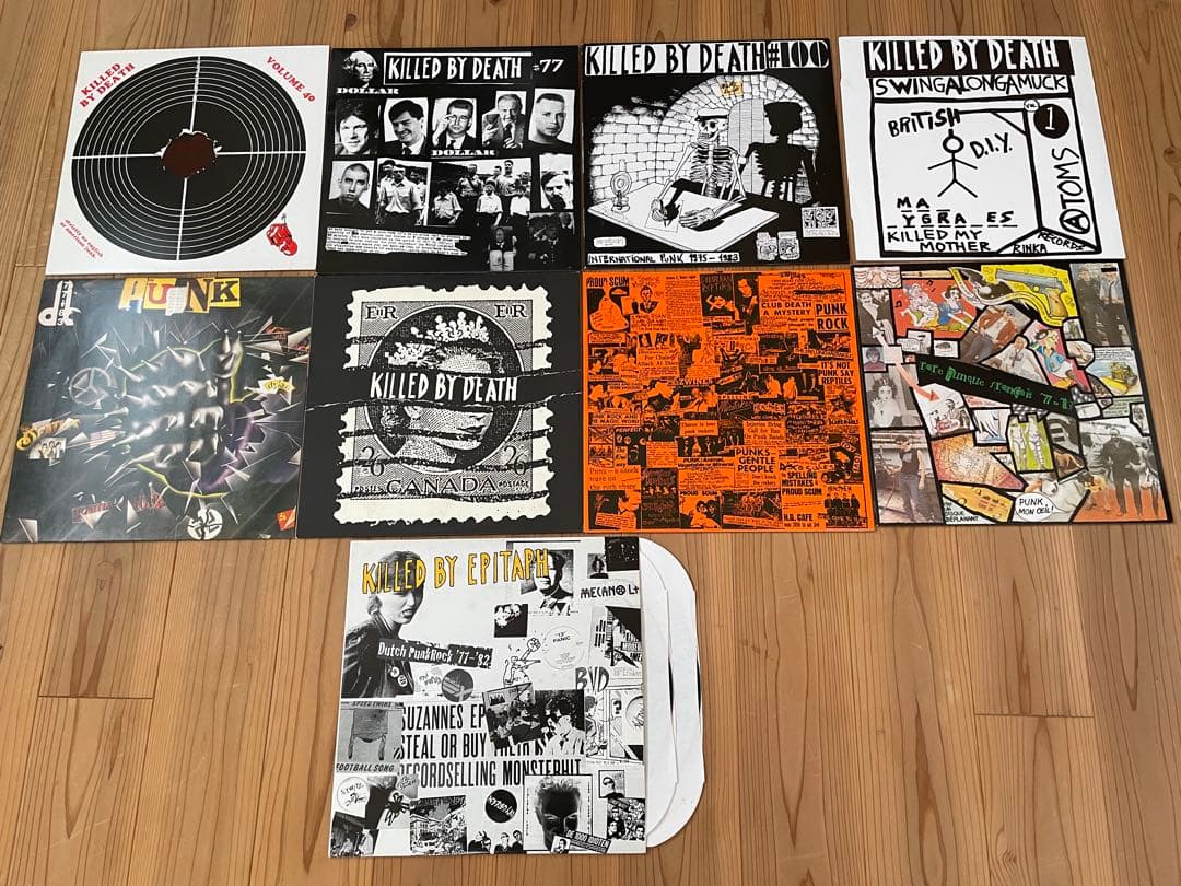 killed by death LP9枚　バラ売り可能　レコード　パンク